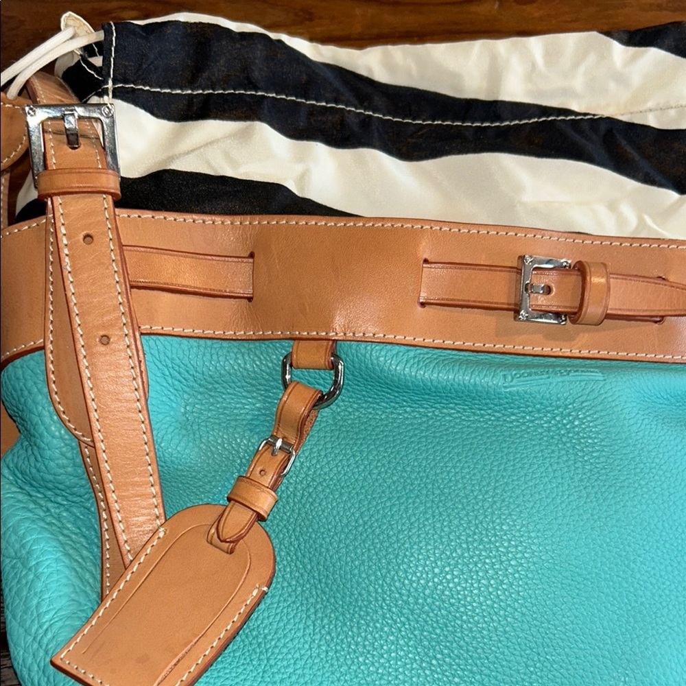 Dooney & Bourke Florentine Italian Flower Basket Bag - Picture 9 of 12